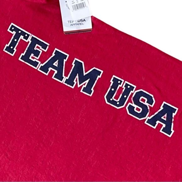 USA Olympic Team Red Burnout T-Shirt • Youth Size XL • NWT - Picture 3 of 8